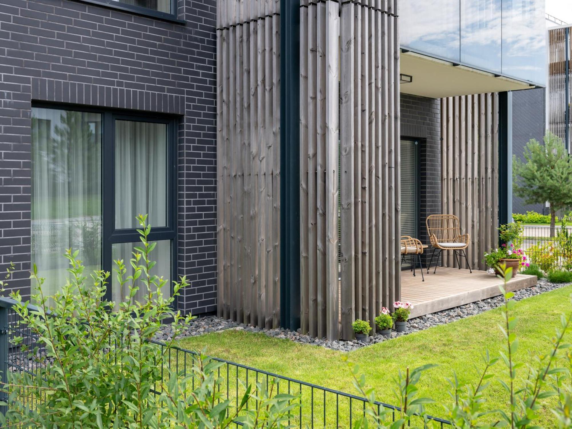D33 Vilnius - Brand New Luxury Apartment With Terrace, Garden, Ac And Parking Buitenkant foto