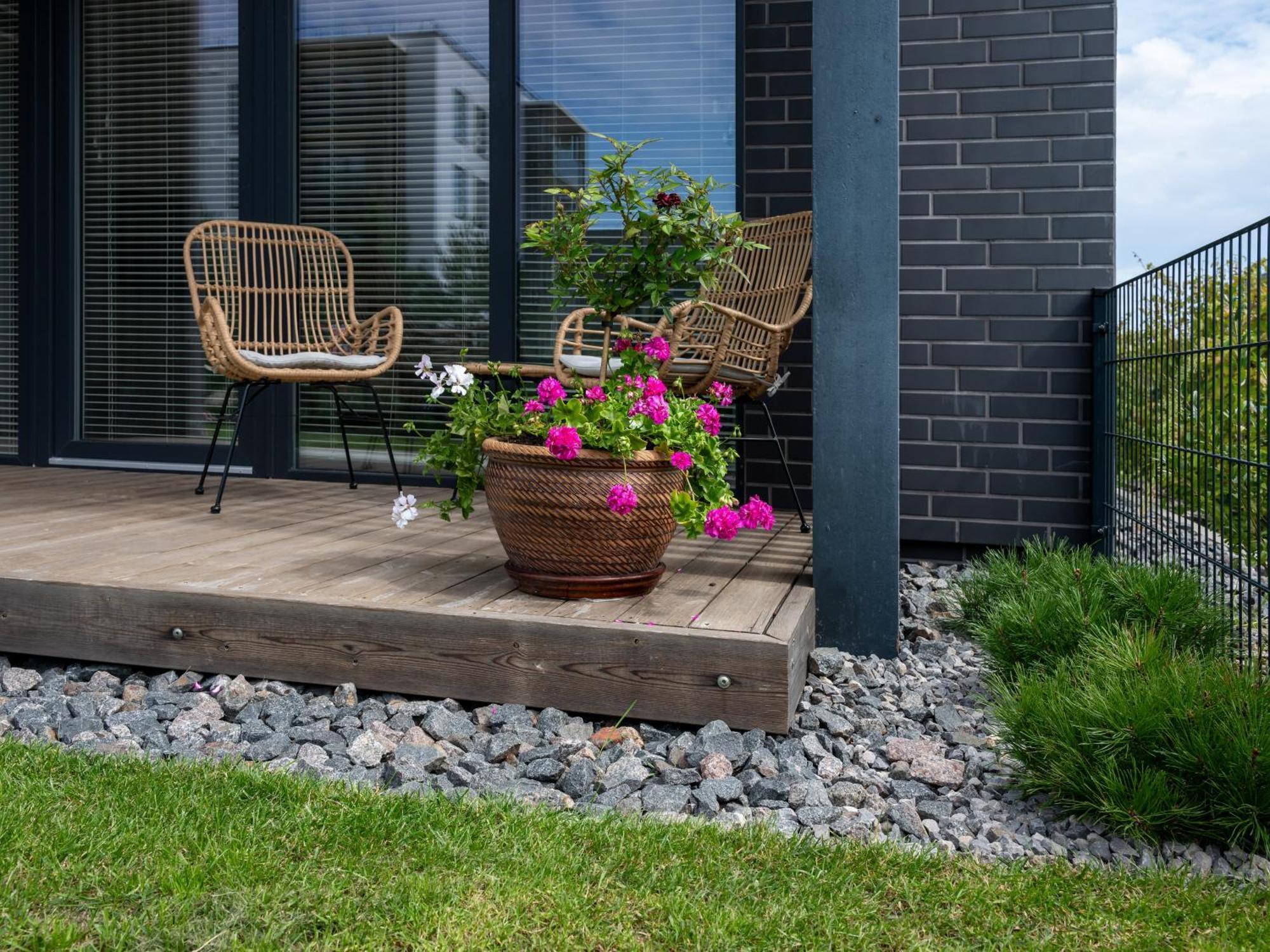 D33 Vilnius - Brand New Luxury Apartment With Terrace, Garden, Ac And Parking Buitenkant foto
